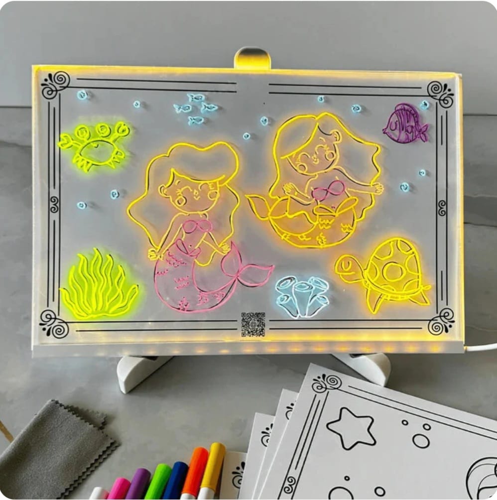 LUNECY™, Luminous Drawing Tablet — Bring Imagination to Light!