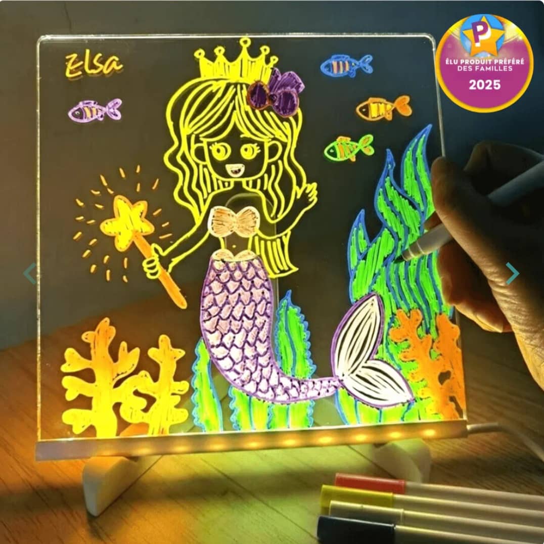 LUNECY™, Luminous Drawing Tablet — Bring Imagination to Light!